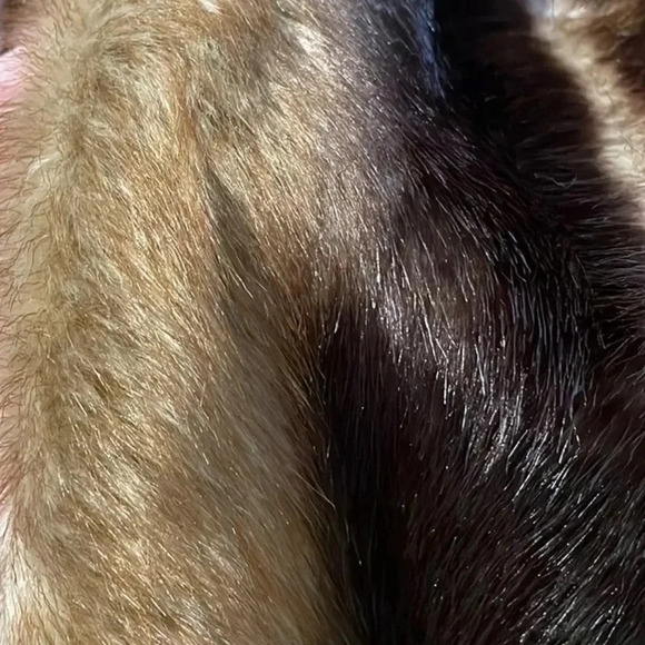 Betsey Johnson Brown Faux Fur Striped Vest Women’s Size XS - Picture 4 of 8